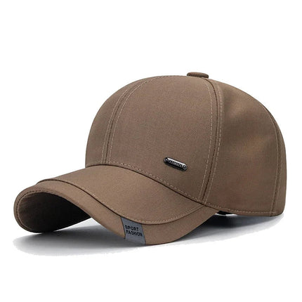 Casquette en coton pour homme - Marron - Ajustable (du 54 au 59) | La boutique du chapeau