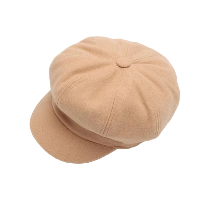 Casquette en laine - Beige - M (56 - 58cm) | La boutique du chapeau