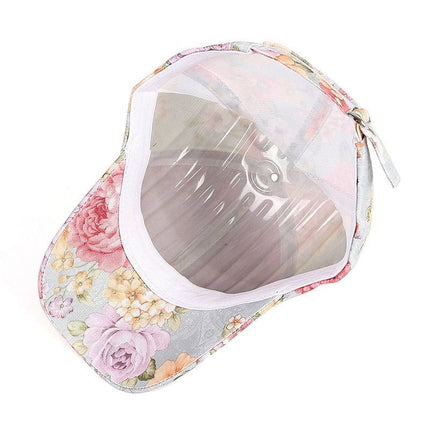Casquette femme imprimée - Bleu - Ajustable (du 54 au 59) | La boutique du chapeau