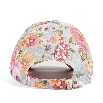 Casquette femme imprimée - Bleu - Ajustable (du 54 au 59) | La boutique du chapeau
