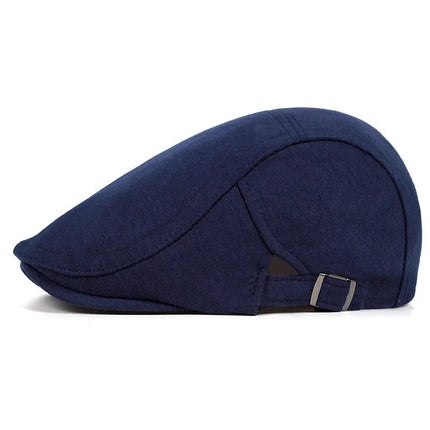 Casquette gavroche rétro - Bleu marine - Ajustable (du 54 au 59) | La boutique du chapeau