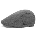 Casquette gavroche rétro - Gris foncé - Ajustable (du 54 au 59) | La boutique du chapeau