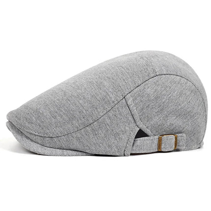 Casquette gavroche rétro - Gris clair - Ajustable (du 54 au 59) | La boutique du chapeau