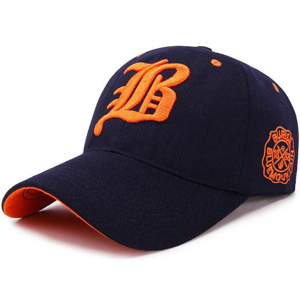 Casquette Hip - Hop brodée - Bleu - Ajustable (du 54 au 59) | La boutique du chapeau