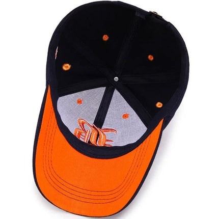 Casquette Hip - Hop brodée - Bleu - Ajustable (du 54 au 59) | La boutique du chapeau
