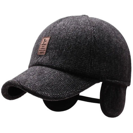 Casquette homme hiver - Gris - Ajustable (du 54 au 59) | La boutique du chapeau