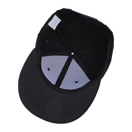 Casquette Snapback - Noir - Ajustable (du 54 au 59) | La boutique du chapeau