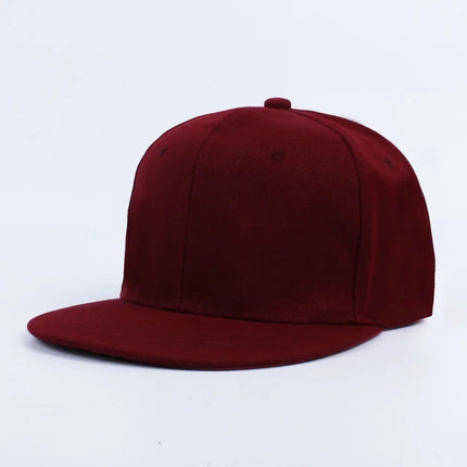 Casquette Snapback - Bordeaux - Ajustable (du 54 au 59) | La boutique du chapeau
