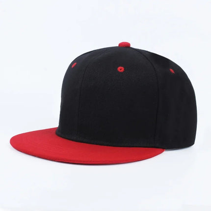 Casquette Snapback - Rouge/noir - Ajustable (du 54 au 59) | La boutique du chapeau