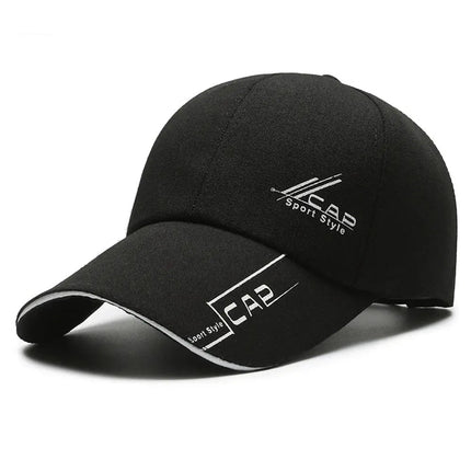 Casquette sport réglable - Noir/blanc - Ajustable (du 54 au 59) | La boutique du chapeau