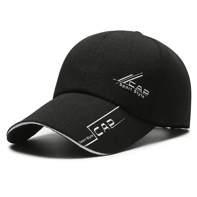 Casquette sport réglable - Noir/blanc - Ajustable (du 54 au 59) | La boutique du chapeau