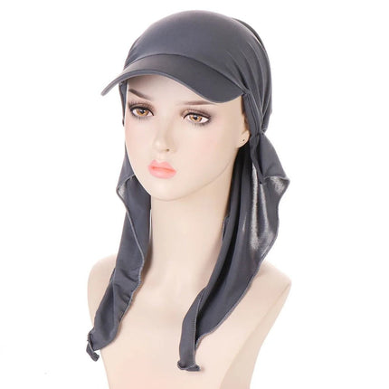 Casquettes Hijab - Gris - Ajustable (du 54 au 59) | La boutique du chapeau
