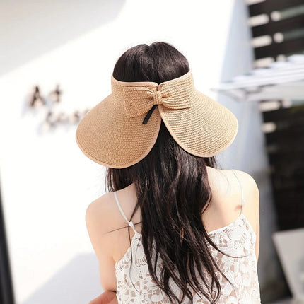 Chapeau à visière d'été pour femmes - Bleu - Ajustable (du 54 au 59) | La boutique du chapeau