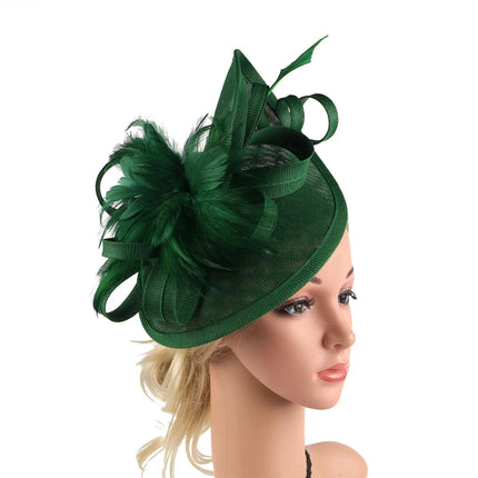 Chapeau Bibi Cocktail - Vert - | La boutique du chapeau