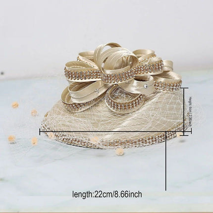 Chapeau Bibi Couture - Champagne - Taille unique | La boutique du chapeau