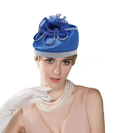 Chapeau Bibi Exquis - Bleu - 56 - 58cm | La boutique du chapeau