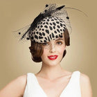 Chapeau Bibi Leopard - Noir/beige - | La boutique du chapeau