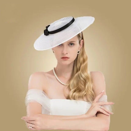 Chapeau Bibi Mariage - Blanc - | La boutique du chapeau