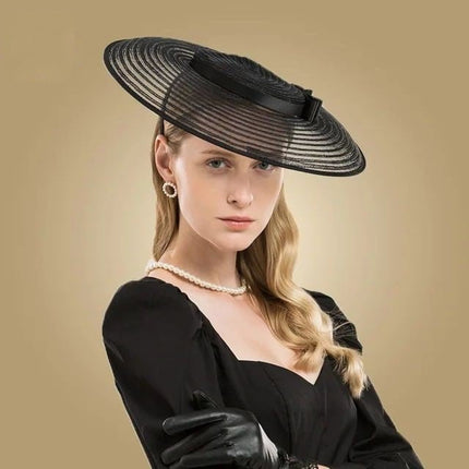 Chapeau Bibi Mariage - Noir - | La boutique du chapeau
