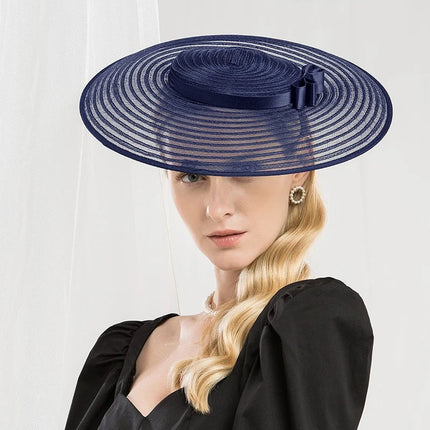 Chapeau Bibi Mariage - Bleu - | La boutique du chapeau