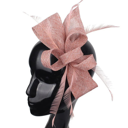 Chapeau Bibi Plumes - pêche - | La boutique du chapeau