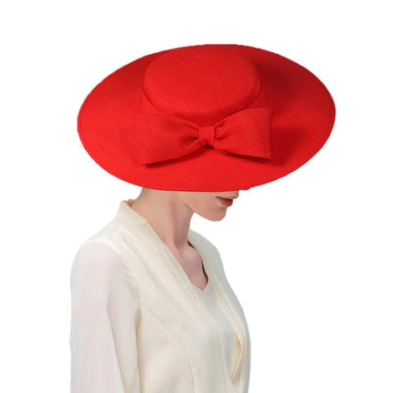Chapeau Bibi Satin - Rouge - 56-58cm | La boutique du chapeau