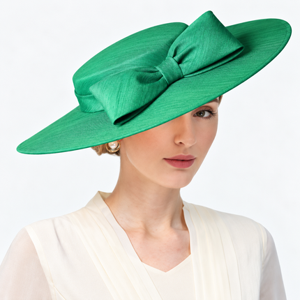 Chapeau Bibi Satin - Vert - 56-58cm | La boutique du chapeau