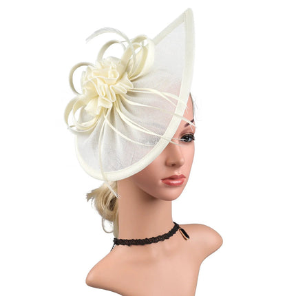 Chapeau Bibi Soirée - Beige - | La boutique du chapeau