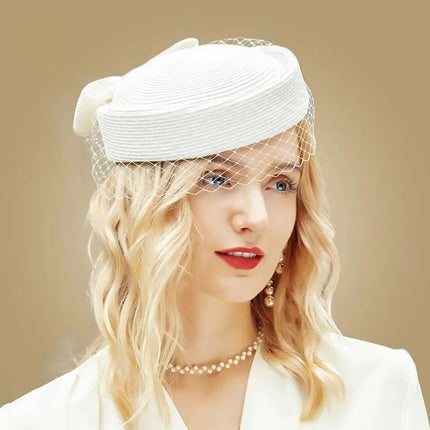 Chapeau Bibi femme - Blanc - M (53 - 58cm) | La boutique du chapeau