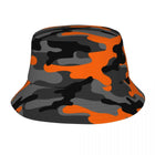 Chapeau bob Camouflage - Orange - M (56 - 58cm) | La boutique du chapeau