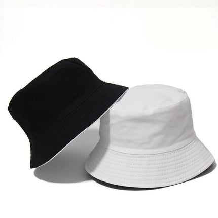 Chapeau bob classique - Blanc/noir - M (56 - 58cm) | La boutique du chapeau