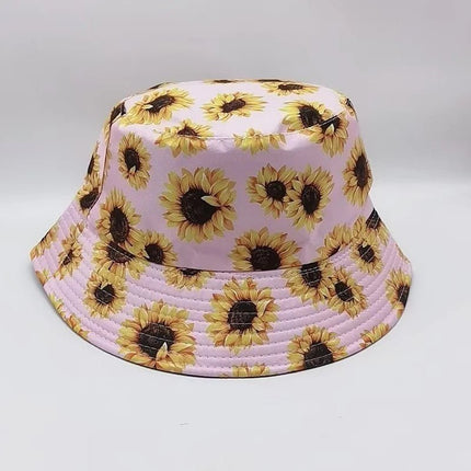 Chapeau bob fleurs - Rose - M (56 - 58cm) | La boutique du chapeau