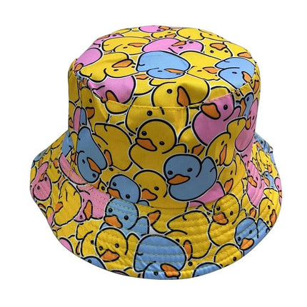 Chapeau bob tendance - Jaune/violet - M (56 - 58cm) | La boutique du chapeau