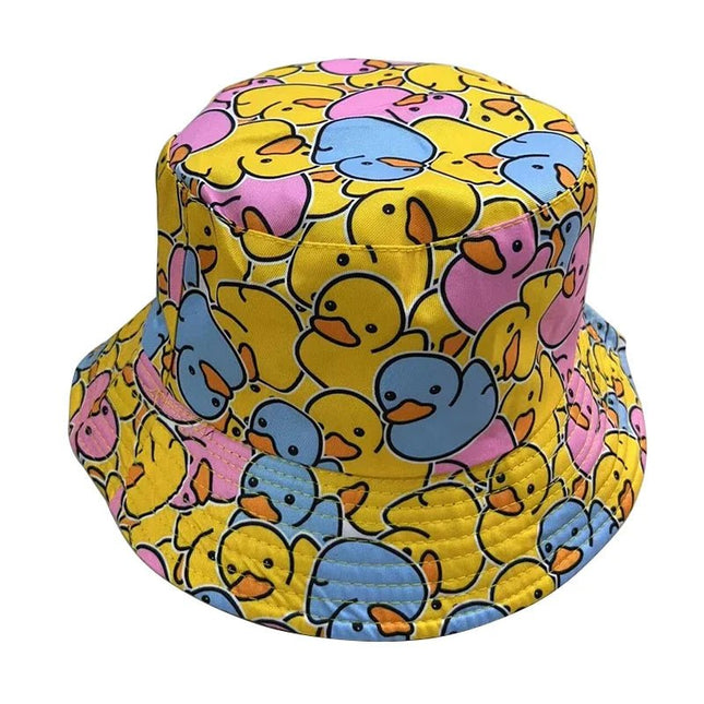 Chapeau bob tendance - Jaune/violet - M (56 - 58cm) | La boutique du chapeau
