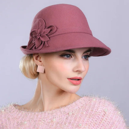 Chapeau cloche - Rose - M (56 - 58cm) | La boutique du chapeau