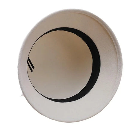 Chapeau cloche d'hiver - Blanc - M (56 - 58cm) | La boutique du chapeau