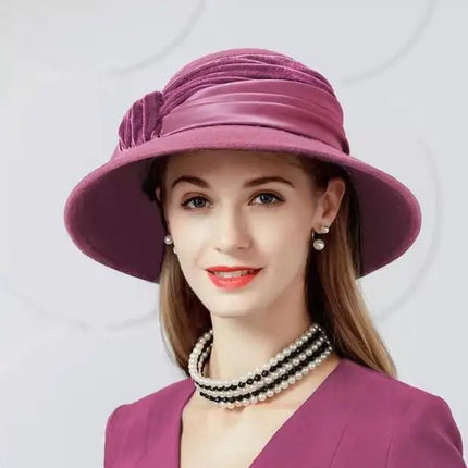 Chapeau cloche pour femme - Rose - M (56 - 58cm) | La boutique du chapeau