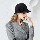 Chapeau cloche en feutre - Noir - M (56 - 58cm) | La boutique du chapeau