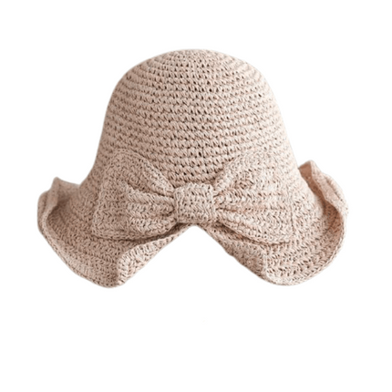Chapeau cloche en paille - Rose - M (56 - 58cm) | La boutique du chapeau