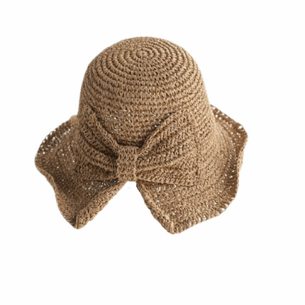 Chapeau cloche en paille - Rose - M (56 - 58cm) | La boutique du chapeau