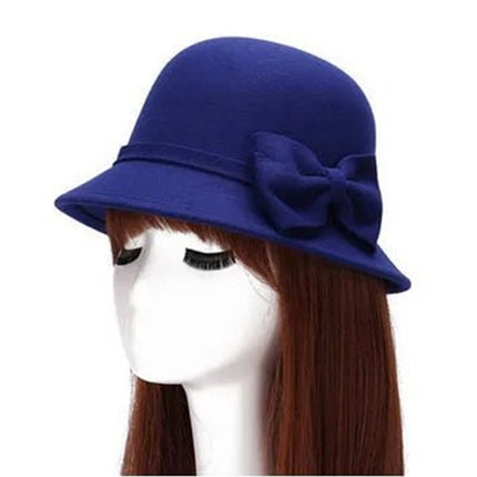 Chapeau cloche femme - Bleu - M (56 - 58cm) | La boutique du chapeau