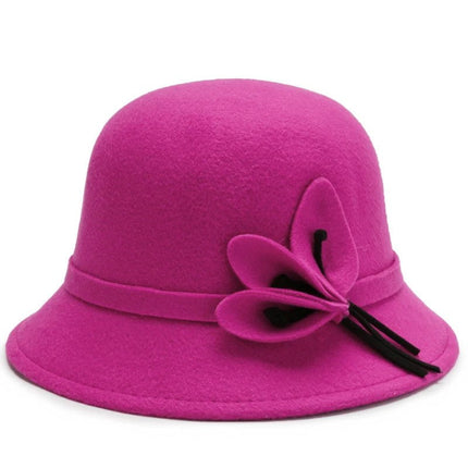 Chapeau cloche femme laine - Violet - L (58 - 59cm) | La boutique du chapeau
