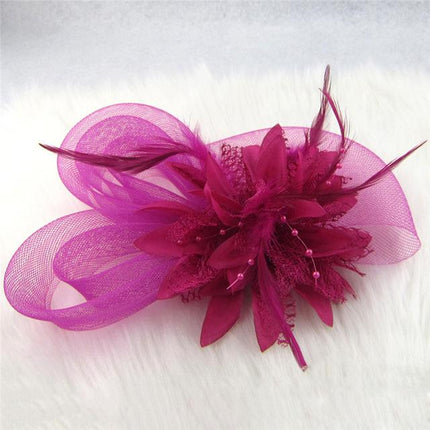 Chapeau Cocktail De Mariage Partie Église - Rose - | La boutique du chapeau