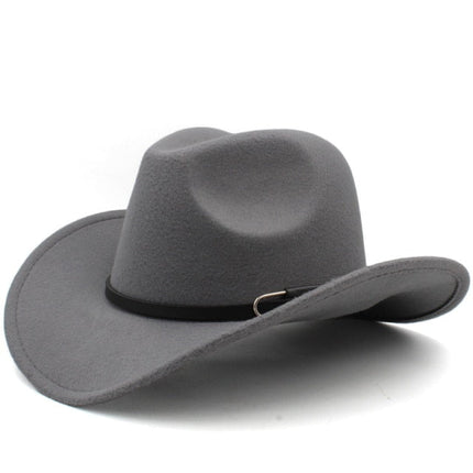 Chapeau Cow - Boy classique - Gris - M (56 - 58cm) | La boutique du chapeau