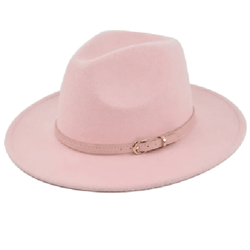 Chapeau Cow - boy rose à larges bords - Rose - M (56 - 58cm) | La boutique du chapeau