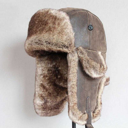 Chapeau de bombardier - Marron - M (56 - 58cm) | La boutique du chapeau