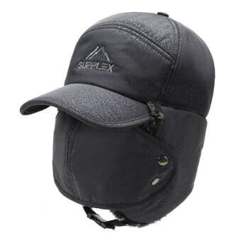 Chapeau de bombardier pour hommes - Gris - L (58 - 59cm) | La boutique du chapeau