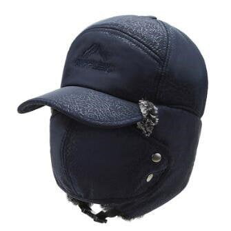 Chapeau de bombardier pour hommes - Bleu - L (58 - 59cm) | La boutique du chapeau
