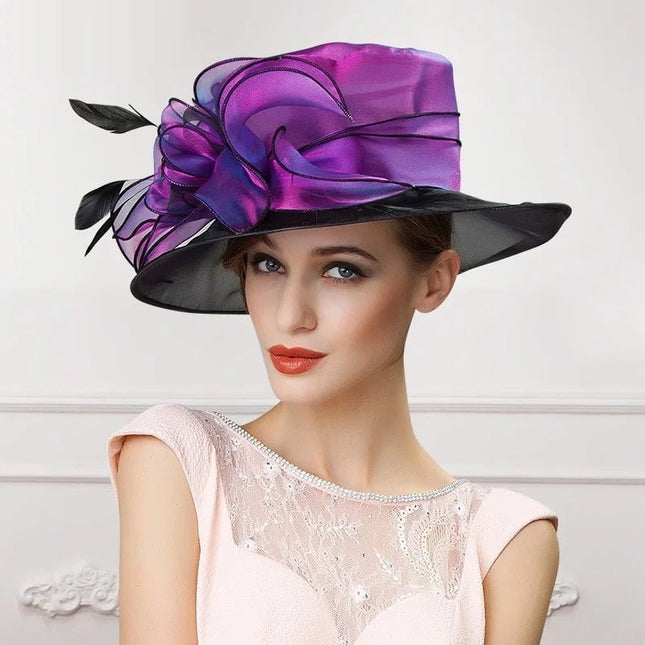 Chapeau de cérémonie pour femme - Violet - M (56 - 58cm) | La boutique du chapeau