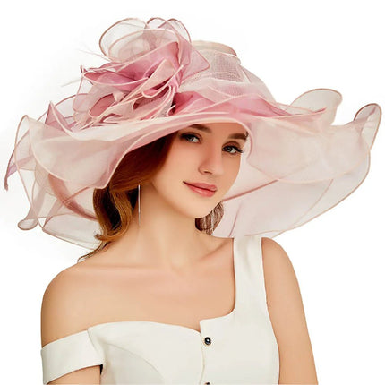 Chapeau de cérémonie femme - Rose - M (56 - 58cm) | La boutique du chapeau